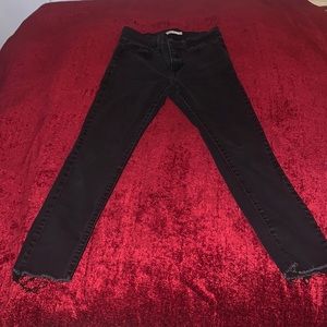 High waist black Levi’s